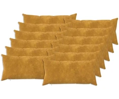 Pagalvėlės užvalkalas 12 pcs HEERLEN Geltona 40 x 80 cm