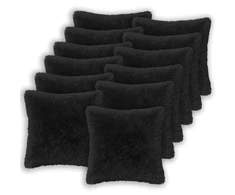 Pagalvėlės užvalkalas 12 pcs HEERLEN Juoda 40 x 40 cm
