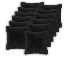 Pagalvėlės užvalkalas 12 pcs HEERLEN Juoda 45 x 45 cm