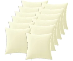 Pagalvėlės užvalkalas 12 pcs HEERLEN Kreminė 50 x 50 cm