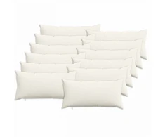 Pagalvėlės užvalkalas 12 pcs HEERLEN Kreminė 40 x 80 cm