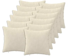 Pagalvėlės užvalkalas 12 pcs HEERLEN Kreminė 45 x 45 cm