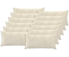 Pagalvėlės užvalkalas 12 pcs HEERLEN Kreminė 40 x 80 cm