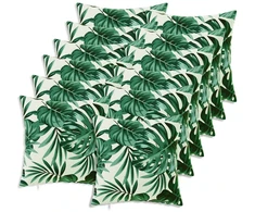 Pagalvėlės užvalkalas 12 pcs HEERLEN Lapų raštas 50 x 50 cm