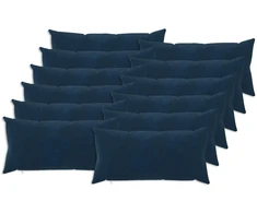 Pagalvėlės užvalkalas 12 pcs HEERLEN Mėlyna 40 x 80 cm