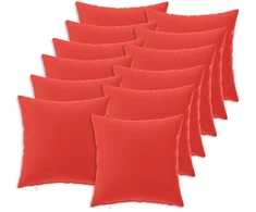 Pagalvėlės užvalkalas 12 pcs HEERLEN Raudona 45 x 45 cm