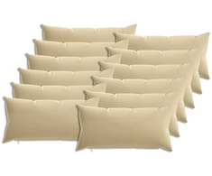 Pagalvėlės užvalkalas 12 pcs HEERLEN Smėlio 40 x 80 cm