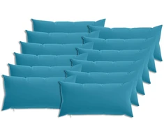 Pagalvėlės užvalkalas 12 pcs HEERLEN Šviesiai mėlyna 40 x 80 cm