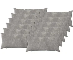 Pagalvėlės užvalkalas 12 pcs HEERLEN Šviesiai pilka 40 x 80 cm