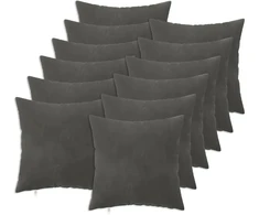 Pagalvėlės užvalkalas 12 pcs HEERLEN Tamsiai pilka 40 x 40 cm