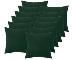 Pagalvėlės užvalkalas 12 pcs HEERLEN Tamsiai žalia 50 x 50 cm