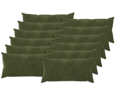 Pagalvėlės užvalkalas 12 pcs HEERLEN Žalia 40 x 80 cm