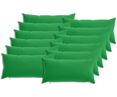 Pagalvėlės užvalkalas 12 pcs HEERLEN Žalia 40 x 80 cm