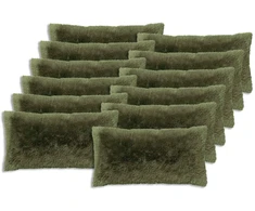 Pagalvėlės užvalkalas 12 pcs HEERLEN Žalia 40 x 80 cm
