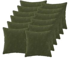 Pagalvėlės užvalkalas 12 pcs HEERLEN Žalia 45 x 45 cm