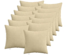 Pagalvėlės užvalkalas 12 pcs HEERLEN Žalias pilkas 50 x 50 cm