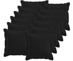 Pagalvėlės užvalkalas 12 pcs HOUTEN Juoda 45 x 45 cm