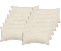 Pagalvėlės užvalkalas 12 pcs HOUTEN Kreminė 40 x 80 cm Bouclé