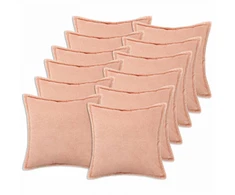 Pagalvėlės užvalkalas 12 pcs HOUTEN Rožinė 50 x 50 cm Bouclé