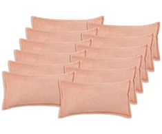 Pagalvėlės užvalkalas 12 pcs HOUTEN Rožinė 40 x 80 cm Bouclé