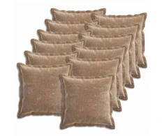 Pagalvėlės užvalkalas 12 pcs HOUTEN Ruda 50 x 50 cm
