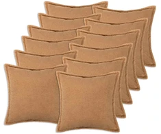 Pagalvėlės užvalkalas 12 pcs HOUTEN Smėlio 50 x 50 cm Bouclé
