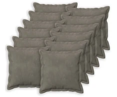 Pagalvėlės užvalkalas 12 pcs HOUTEN Šviesiai pilka 40 x 40 cm