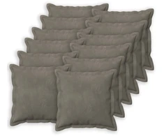 Pagalvėlės užvalkalas 12 pcs HOUTEN Šviesiai pilka 50 x 50 cm