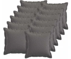 Pagalvėlės užvalkalas 12 pcs HOUTEN Šviesiai pilka 45 x 45 cm