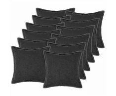Pagalvėlės užvalkalas 12 pcs HOUTEN Tamsiai pilka 50 x 50 cm