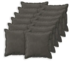 Pagalvėlės užvalkalas 12 pcs HOUTEN Tamsiai pilka 50 x 50 cm