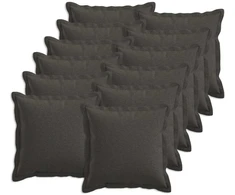 Pagalvėlės užvalkalas 12 pcs HOUTEN Tamsiai pilka 45 x 45 cm