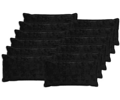 Pagalvėlės užvalkalas 12 vnt. HOUTEN Juoda 40 x 80 cm