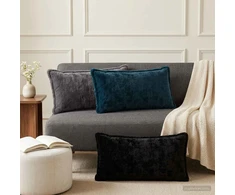 Pagalvėlės užvalkalas 12 vnt. HOUTEN Juoda 40 x 80 cm