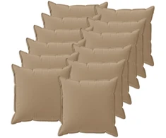 Pagalvėlės užvalkalas 12 vnt. HOUTEN Taupe 50 x 50 cm