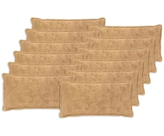 Pagalvėlės užvalkalas 12 vnt. HOUTEN Taupe 40 x 80 cm