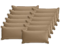 Pagalvėlės užvalkalas 12 vnt. HOUTEN Taupe 40 x 80 cm