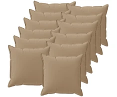 Pagalvėlės užvalkalas 12 vnt. HOUTEN Taupe 40 x 40 cm