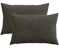 Pagalvėlės užvalkalas 2 pcs ALMELO Antracito 50 x 75 cm
