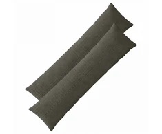 Pagalvėlės užvalkalas 2 pcs ALMELO Antracito 40 x 145 cm