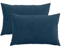 Pagalvėlės užvalkalas 2 pcs ALMELO Jūrinė mėlyna 30 x 50 cm