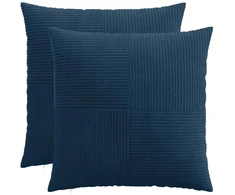 Pagalvėlės užvalkalas 2 pcs ALMELO Jūrinė mėlyna 60 x 60 cm