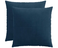 Pagalvėlės užvalkalas 2 pcs ALMELO Jūrinė mėlyna 80 x 80 cm