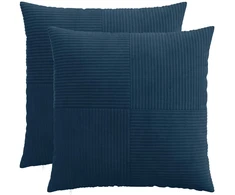 Pagalvėlės užvalkalas 2 pcs ALMELO Jūrinė mėlyna 55 x 55 cm