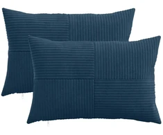 Pagalvėlės užvalkalas 2 pcs ALMELO Jūrinė mėlyna 40 x 60 cm