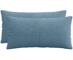 Pagalvėlės užvalkalas 2 pcs ALMELO Mėlyna 40 x 70 cm mančester
