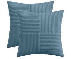 Pagalvėlės užvalkalas 2 pcs ALMELO Mėlyna 40 x 40 cm mančester