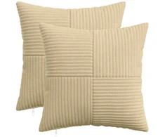 Pagalvėlės užvalkalas 2 pcs ALMELO Pilkai žalia 50 x 50 cm
