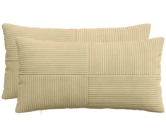 Pagalvėlės užvalkalas 2 pcs ALMELO Pilkai žalia 40 x 80 cm