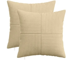 Pagalvėlės užvalkalas 2 pcs ALMELO Pilkai žalia 45 x 45 cm